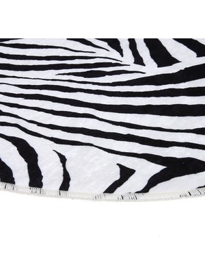 Soley Zebra 2'li Dekoratif Banyo Paspas