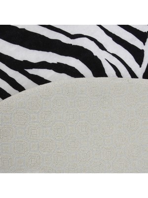 Soley Zebra 2'li Dekoratif Banyo Paspas