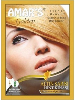 Amar's Hint Kınası Altın Sarısı 6'lı Set