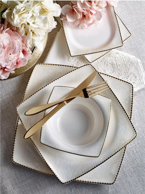 Pierre Cardin Blush 60 Parça 12 Kişilik Yemek Takımı