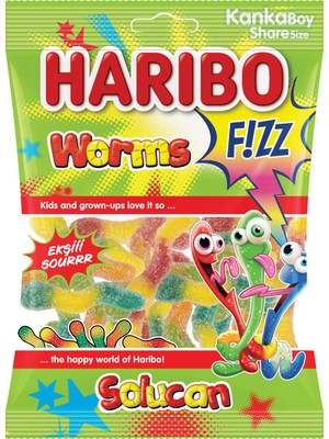 Haribo Fizz Solucan 70gr*24