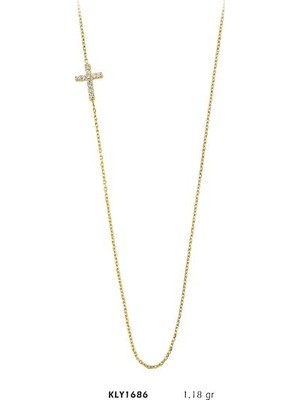 Harem Altın 14 Ayar Altın Haç Kolye Kly1686