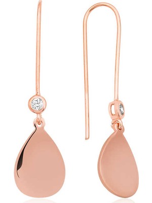 Harem Altın Gümüş Sallantılı Damla Küpe