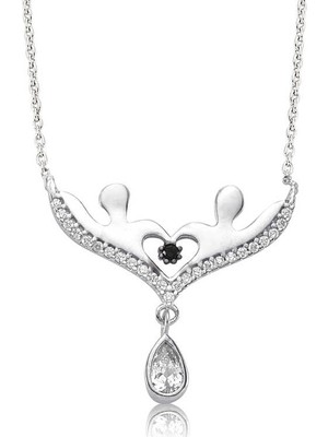 Harem Altın Pt2610344 Gümüş Aşıklar Bayan Kolye