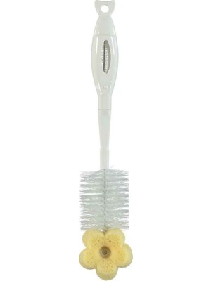 Wee Baby Biberon ve Biberon Emziği Temizleme Fırçası Beyaz