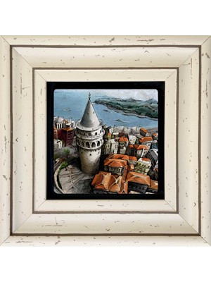 Oscar Stone Decor Çerçeveli Taş Duvar Tablosu