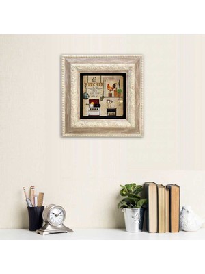 Oscar Stone Decor Çerçeveli Taş Duvar Tablosu