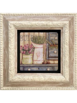 Oscar Stone Decor Çerçeveli Taş Duvar Tablosu