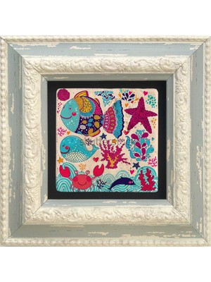 Oscar Stone Decor Çerçeveli Taş Duvar Tablosu