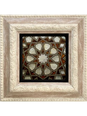 Oscar Stone Decor Çerçeveli Taş Duvar Tablosu