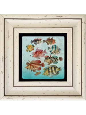 Oscar Stone Decor Çerçeveli Taş Duvar Tablosu