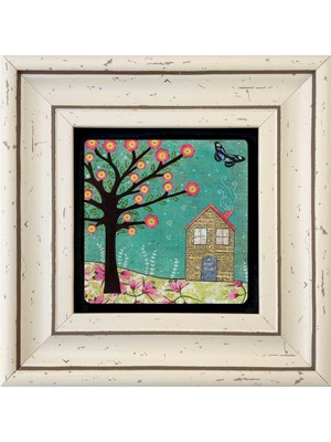 Oscar Stone Decor Çerçeveli Taş Duvar Tablosu