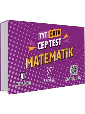 Karekök Yayıncılık TYT Cep Test Matematik (Orta)
