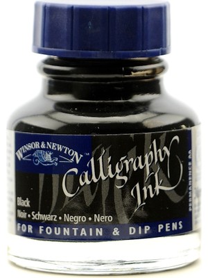 Winsor & Newton Calligraphy Ink Kaligrafi Mürekkebi 30 ml. 030 Black
