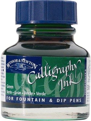Winsor & Newton Calligraphy Ink Kaligrafi Mürekkebi 30 ml. 289 Green
