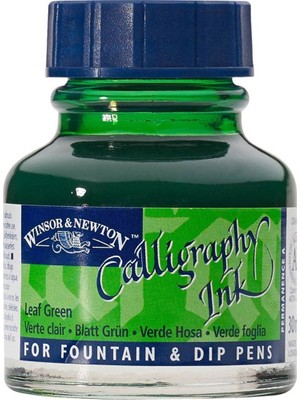 Winsor & Newton Calligraphy Ink Kaligrafi Mürekkebi 30 ml. 294 Leaf Green