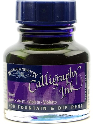 Winsor & Newton Calligraphy Ink Kaligrafi Mürekkebi 30 ml. 688 Vıolet
