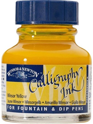 Winsor & Newton Calligraphy Ink Kaligrafi Mürekkebi 30 ml. 730 Wınsor Yellow