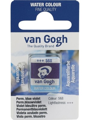 Talens Van Gogh 1/2 Tablet Sulu Boya 568 Permanent Blue Violet
