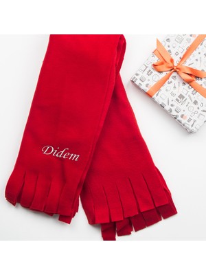 Hediyesepeti Hediye Sepeti Kişiye Özel Isim Nakışlı Atkı