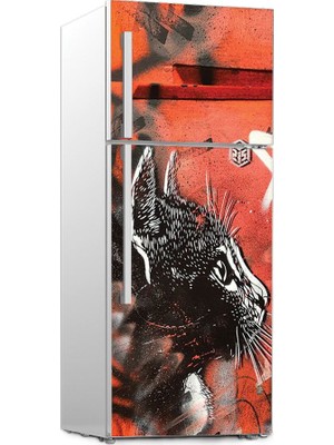 Renkselart Buz Dolabı Beyaz Eşya Sticker 001