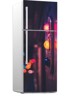 Renkselart Buz Dolabı Beyaz Eşya Sticker 045