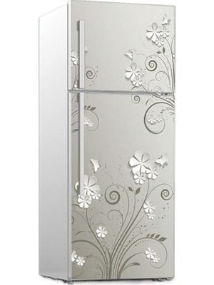 Renkselart Buz Dolabı Beyaz Eşya Sticker 050