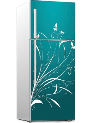 Renkselart Buz Dolabı Beyaz Eşya Sticker 055