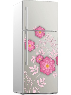 Renkselart Buz Dolabı Beyaz Eşya Sticker 064