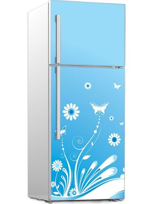 Renkselart Buz Dolabı Beyaz Eşya Sticker 067