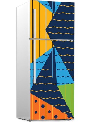 Renkselart Buz Dolabı Beyaz Eşya Sticker 069
