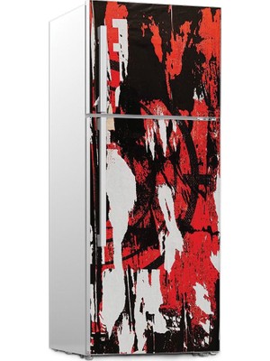 Renkselart Buz Dolabı Beyaz Eşya Sticker 073