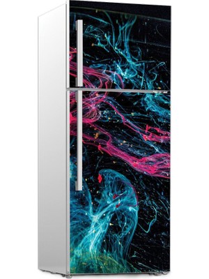 Renkselart Buz Dolabı Beyaz Eşya Sticker 077