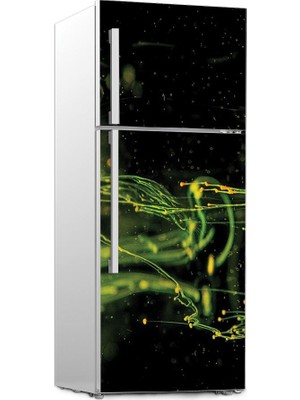 Renkselart Buz Dolabı Beyaz Eşya Sticker 079