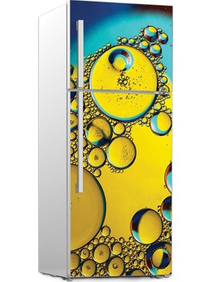 Renkselart Buz Dolabı Beyaz Eşya Sticker 081