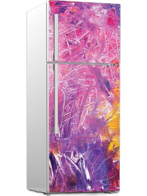 Renkselart Buz Dolabı Beyaz Eşya Sticker 084