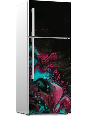 Renkselart Buz Dolabı Beyaz Eşya Sticker 087