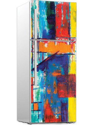 Renkselart Buz Dolabı Beyaz Eşya Sticker 096