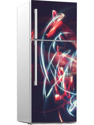 Renkselart Buz Dolabı Beyaz Eşya Sticker 097