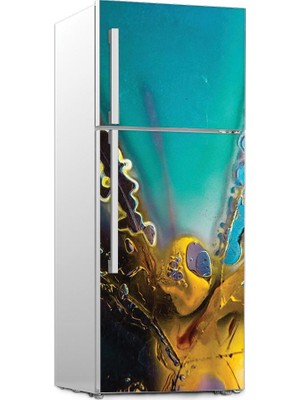 Renkselart Buz Dolabı Beyaz Eşya Sticker 103