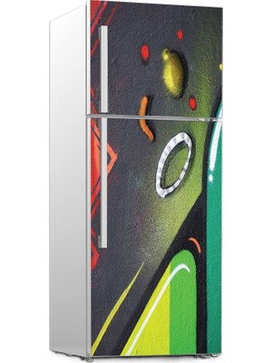 Renkselart Buz Dolabı Beyaz Eşya Sticker 113