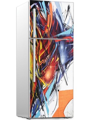 Renkselart Buz Dolabı Beyaz Eşya Sticker 115