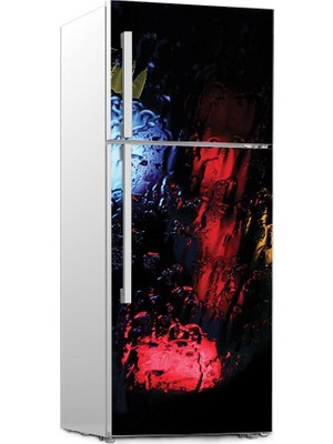 Renkselart Buz Dolabı Beyaz Eşya Sticker 130