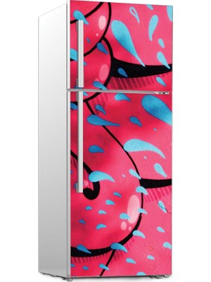 Renkselart Buz Dolabı Beyaz Eşya Sticker 140