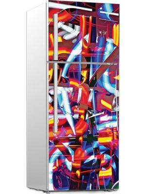 Renkselart Buz Dolabı Beyaz Eşya Sticker 148