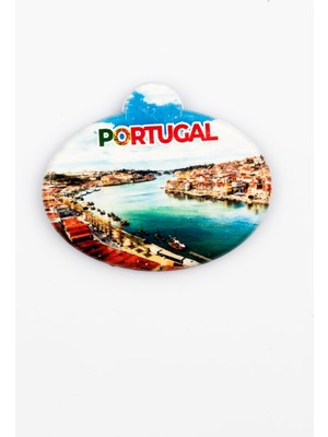 Dünyadan Hediyeler Portekiz Coimbra Mondego Nehri Oval Magnet