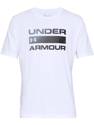 Under Armour Ua Team Issue Wordmark Ss Beyaz Erkek T-Shirt 1329582-100