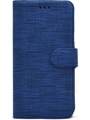 Gpack Xiaomi Redmi Note 8 Pro Kartvizitli Exclusive Spor Cüzdan Kılıf Lacivert