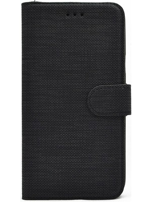 Gpack Samsung Galaxy A10S Kartvizitli Exclusive Spor Cüzdan Kılıf Siyah