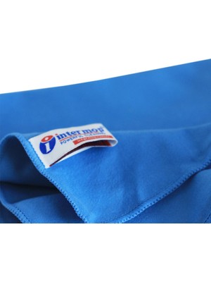 İntermop Mikrofiber Hassas Yüzey Temizleme Bezi Mavi 40x40cm